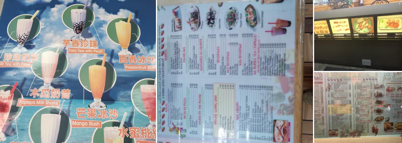 Fresh Tortillas Menu