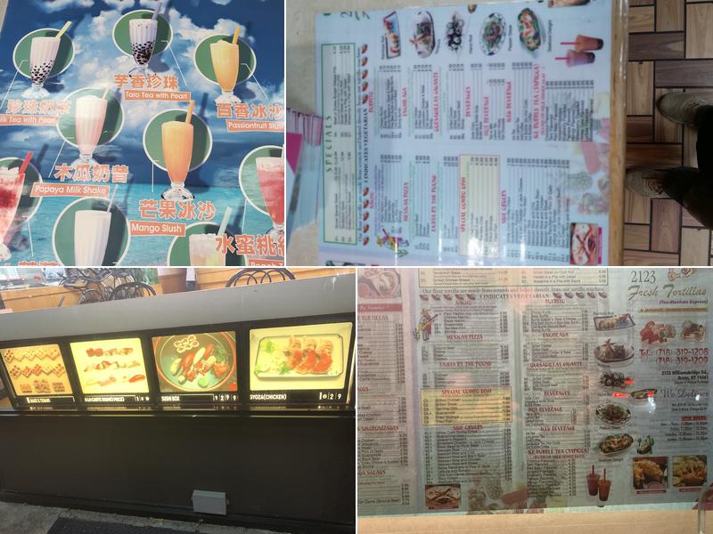 Fresh Tortillas Menu