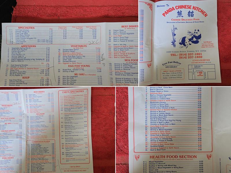 Panda Menu