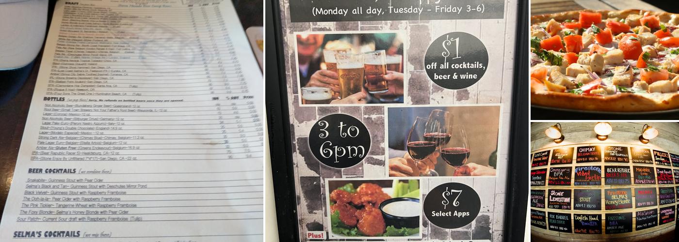 Selma's Chicago Pizzeria & Tap Room Ladera Ranch Menu