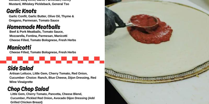 The Pizza Store Menu