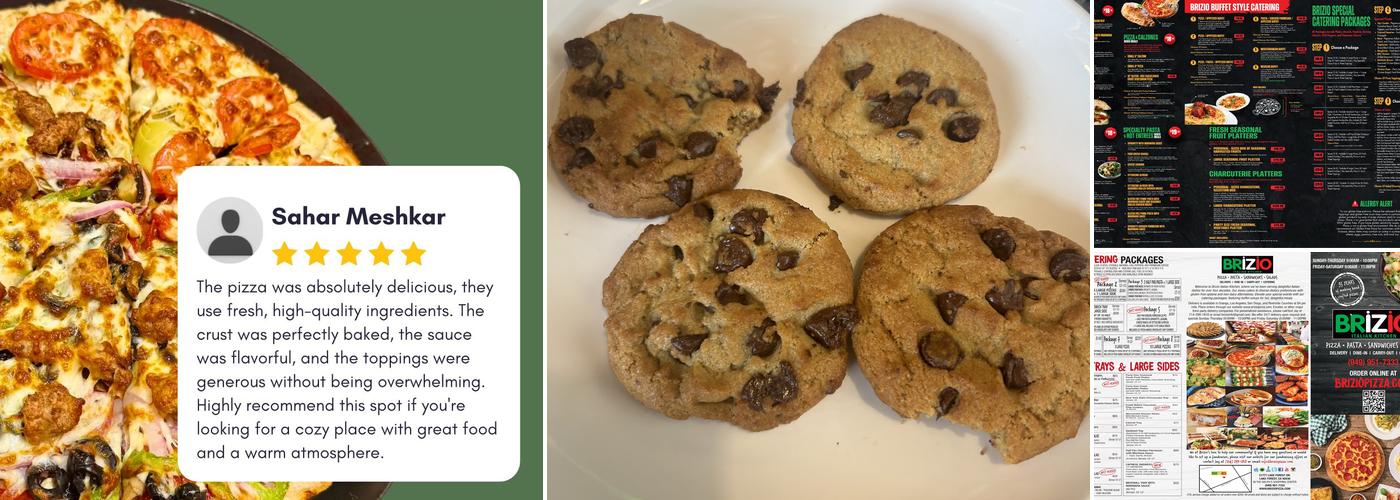 Brizio Pizza Italian Kitchen Menu