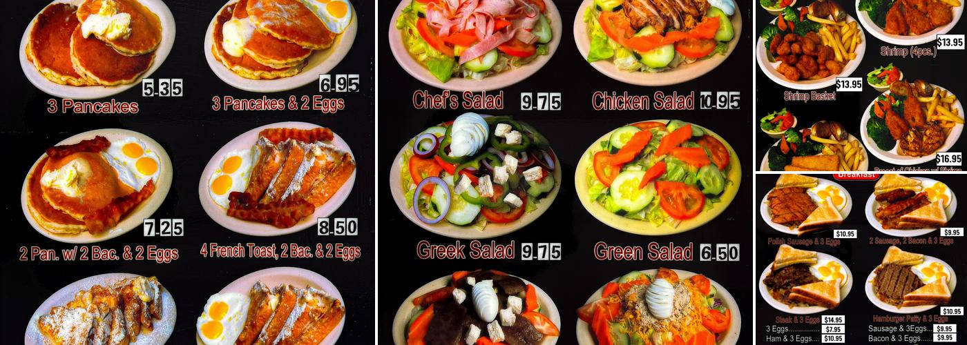 Burger Town USA Menu