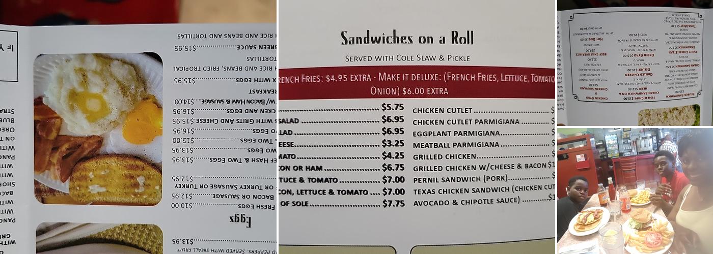 Allerton Diner Menu