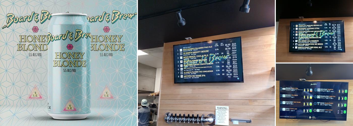 Board & Brew - Laguna Niguel Menu