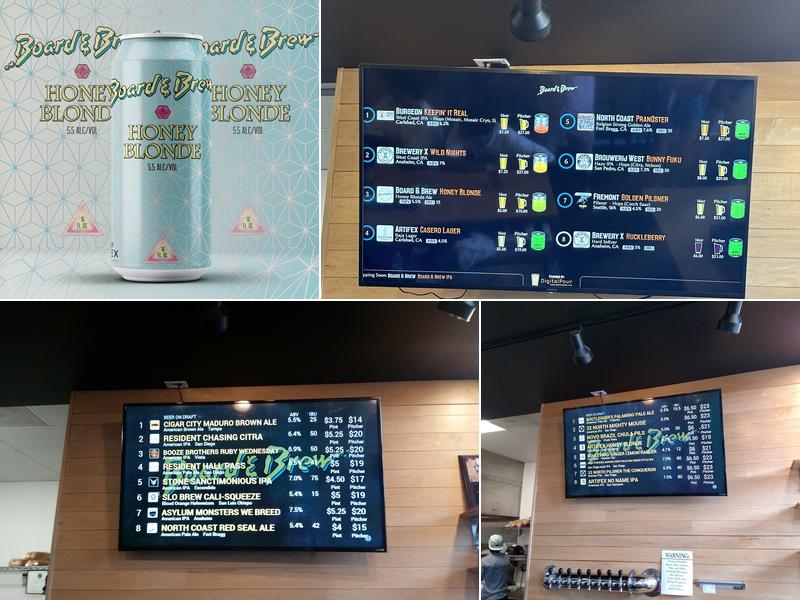 Board & Brew - Laguna Niguel Menu