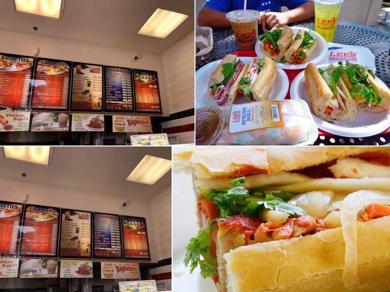 Lee's Sandwiches Menu