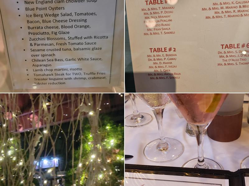 Sergio's Menu