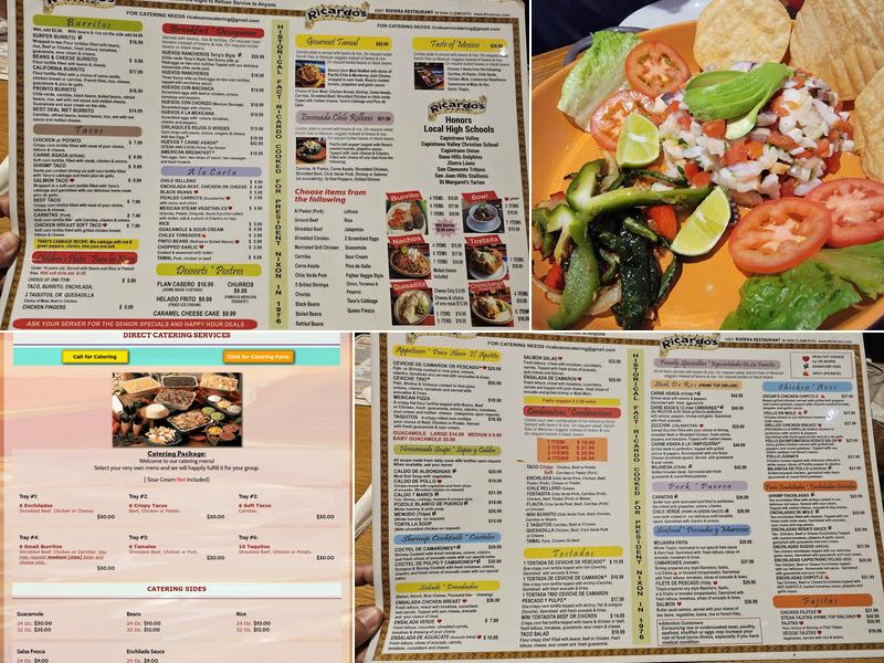 Ricardo's Place Menu