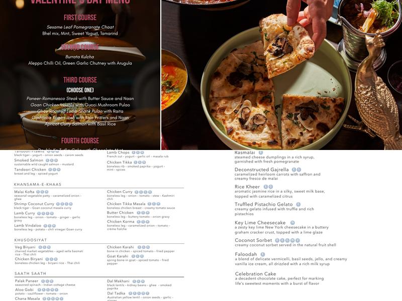 Mint Restaurant Menu