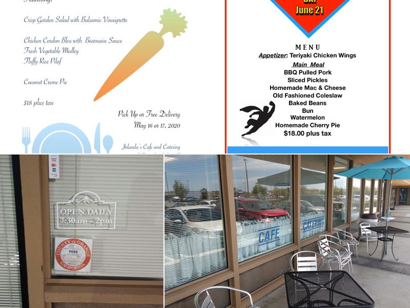 Jolanda's Cafe & Catering Menu