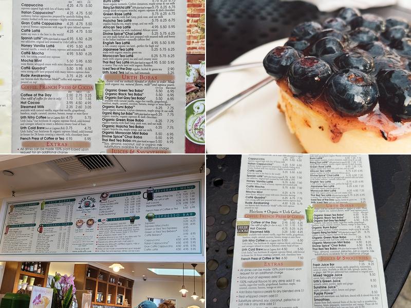 Urth Caffe Menu