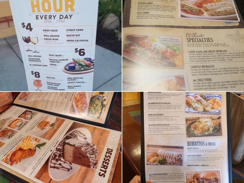 El Torito Menu