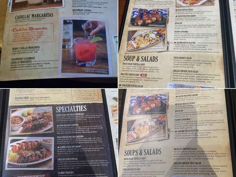 El Torito Menu