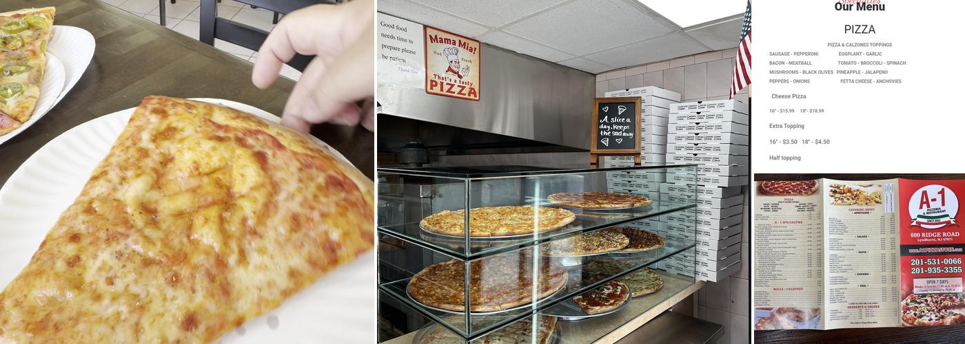 A1 Pizza Menu