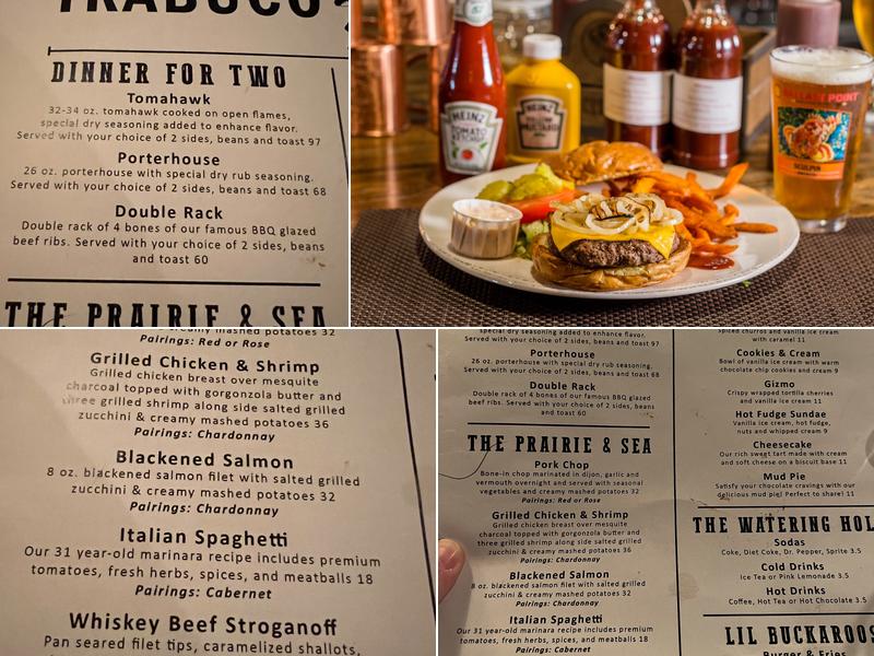 Trabuco Oaks Steakhouse Menu