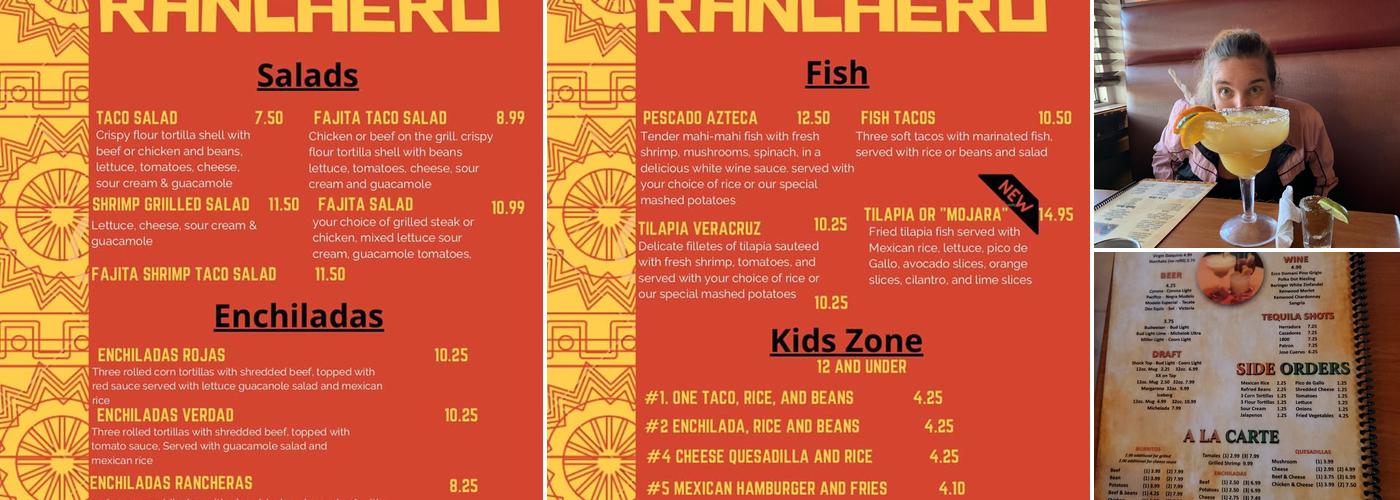 El Ranchero IV Menu