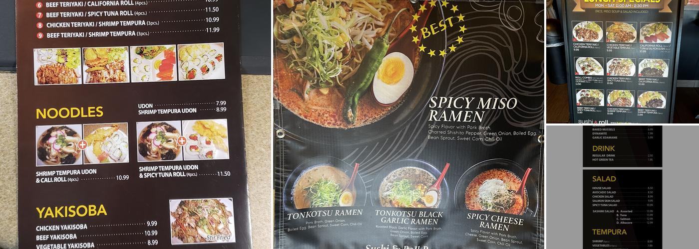 Sushi & Roll Menu