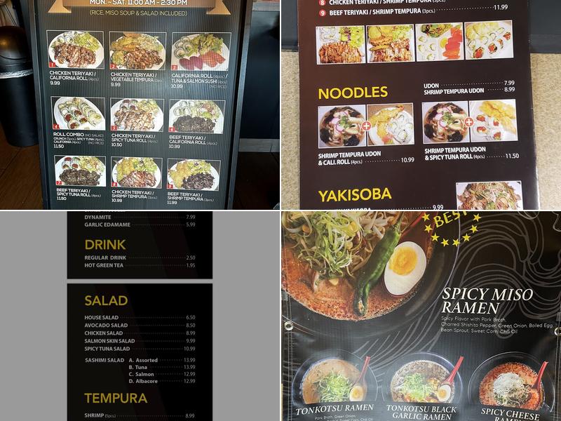 Sushi & Roll Menu