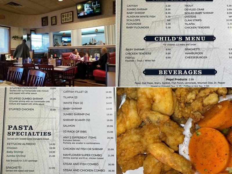 Mayflower Seafood Restaurant of Roanoke Rapids Menu