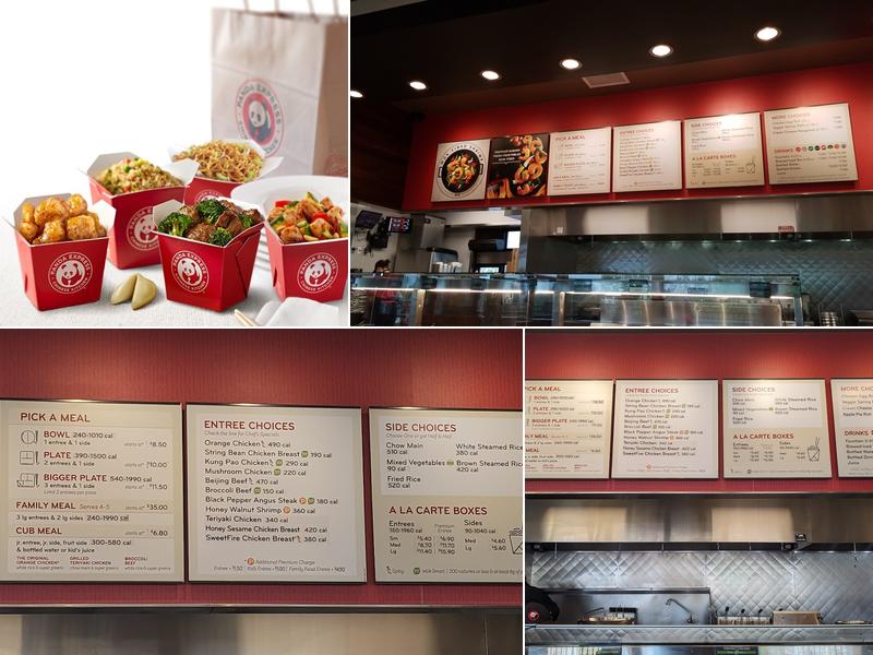 Panda Express Menu