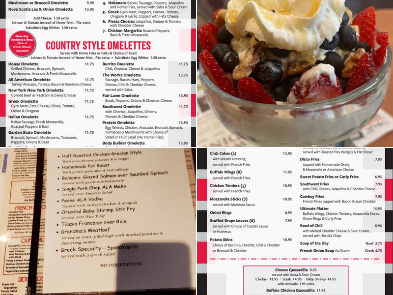 Fair Lawn Diner Menu