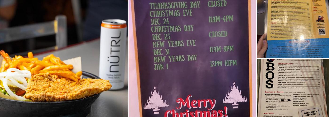 Hobos At The Legion Menu