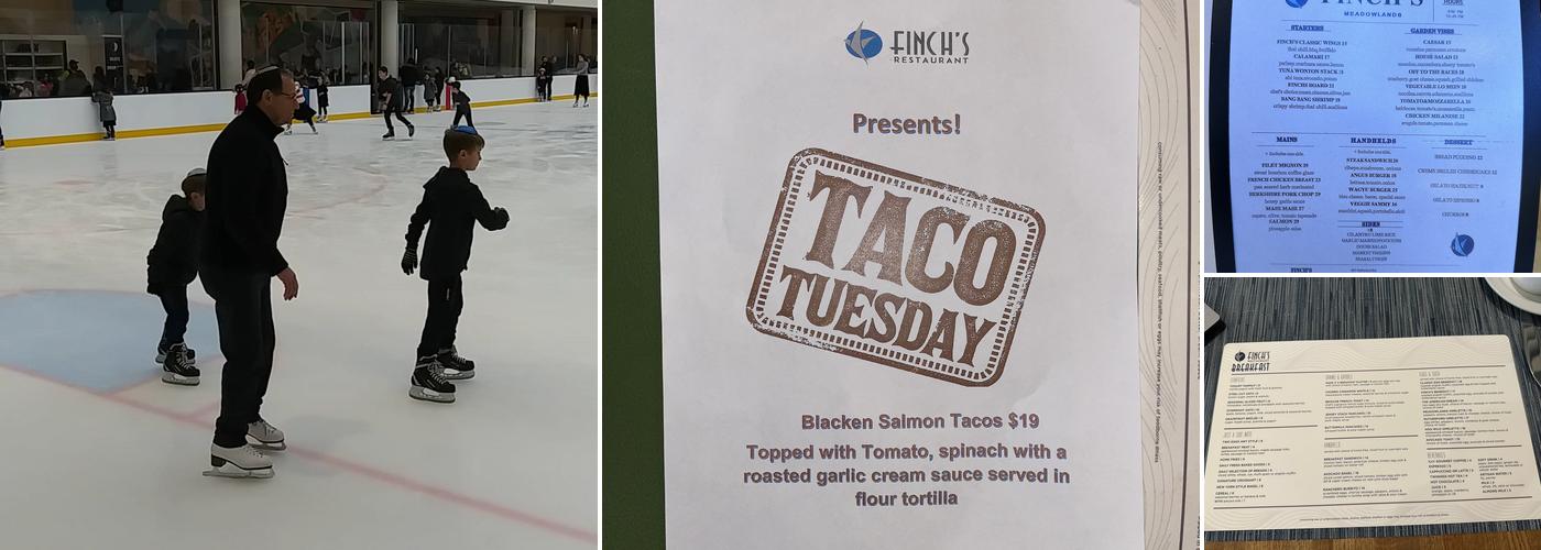 Finch's Restaurant + Lounge Menu