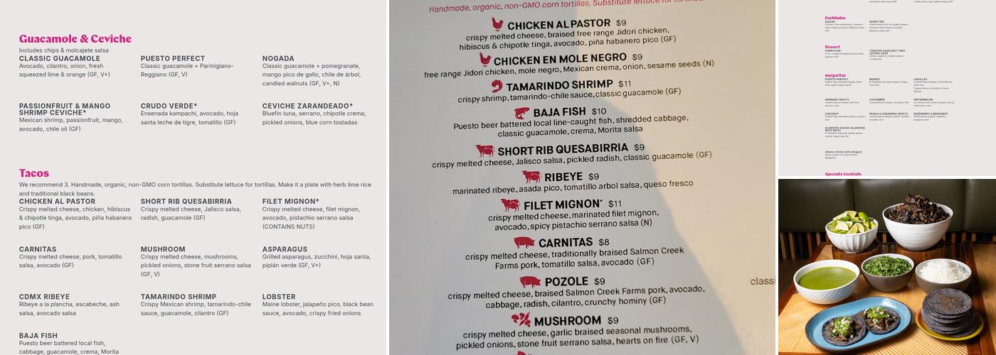Puesto Los Olivos Irvine Menu