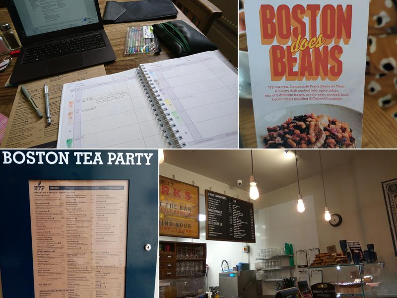 Boston Tea Party Exeter Menu