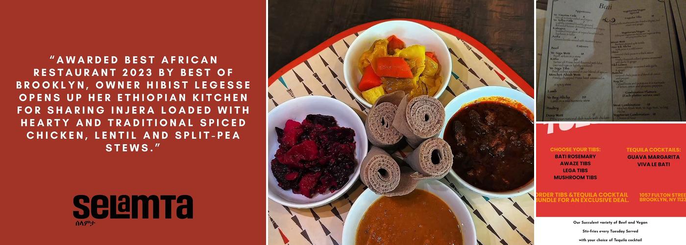 Bati Ethiopian Kitchen Menu