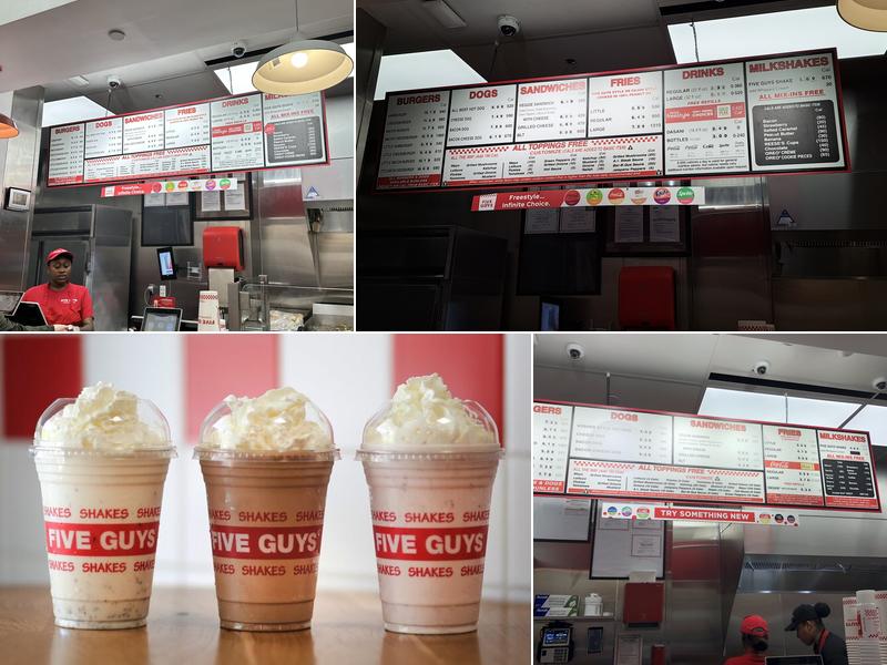 Five Guys Menu