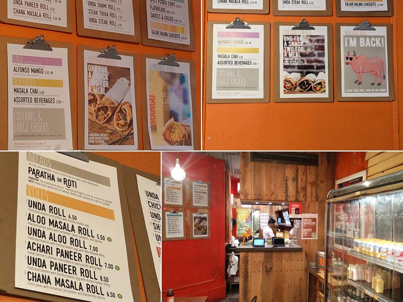 The Kati Roll Company Menu