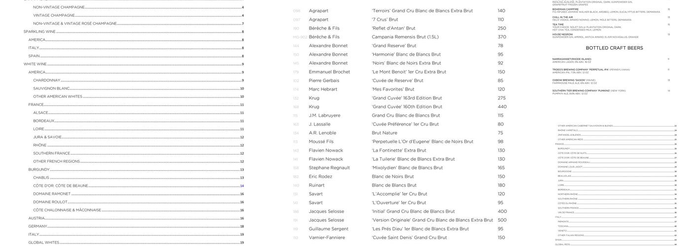 Morrell Menu