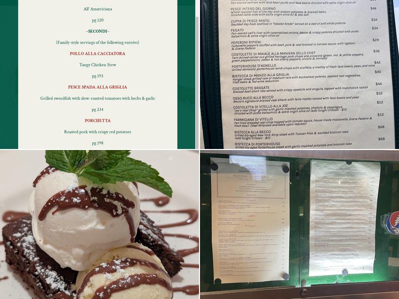 Becco Menu
