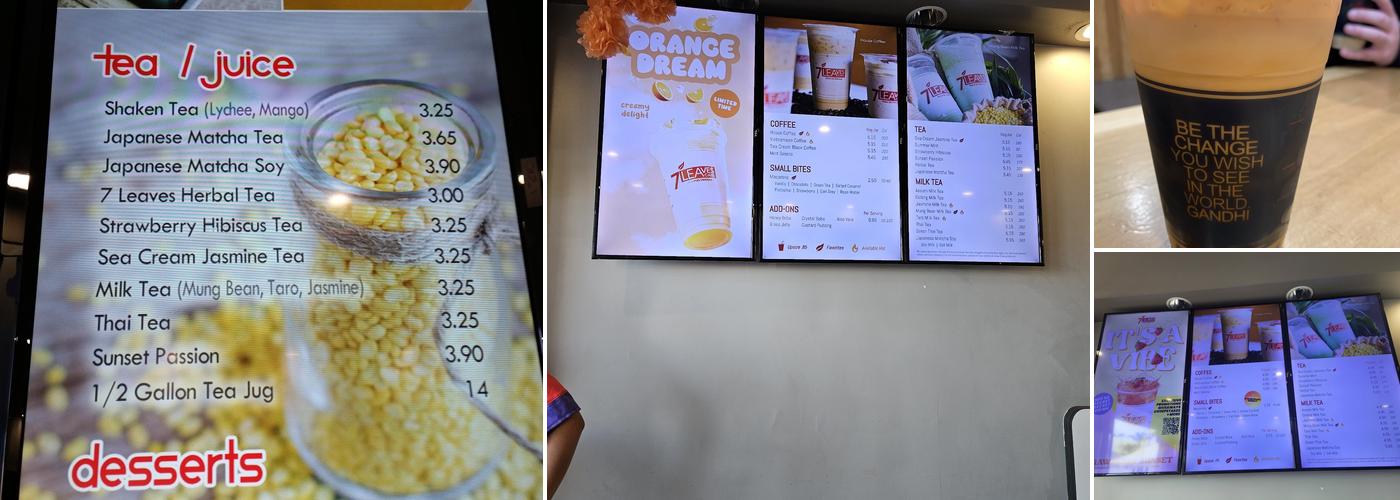 7 Leaves Cafe Tustin Menu