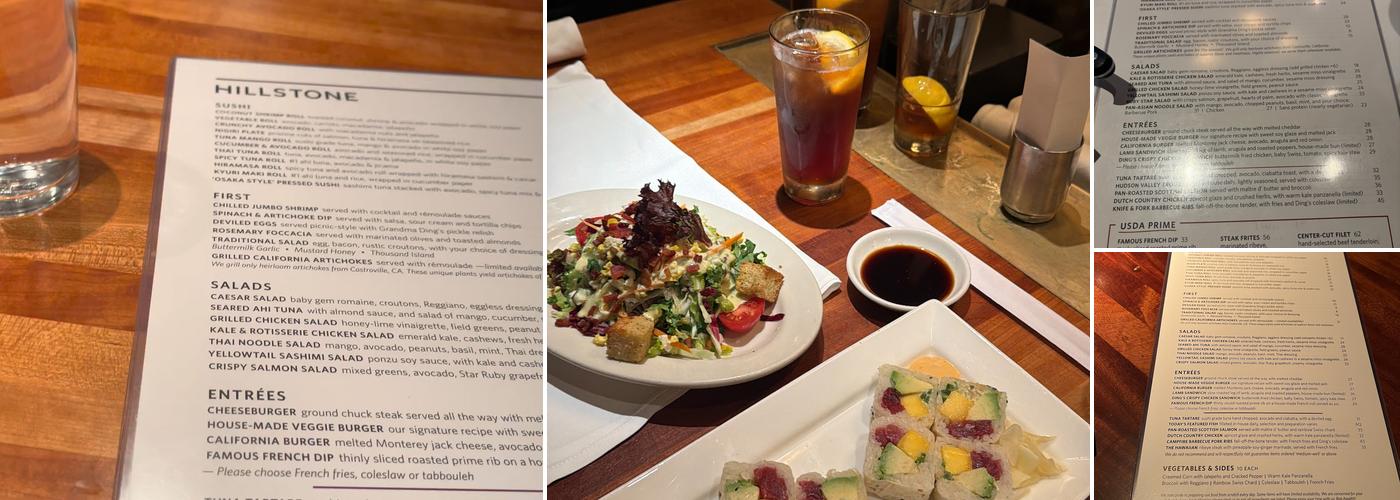 Hillstone Menu