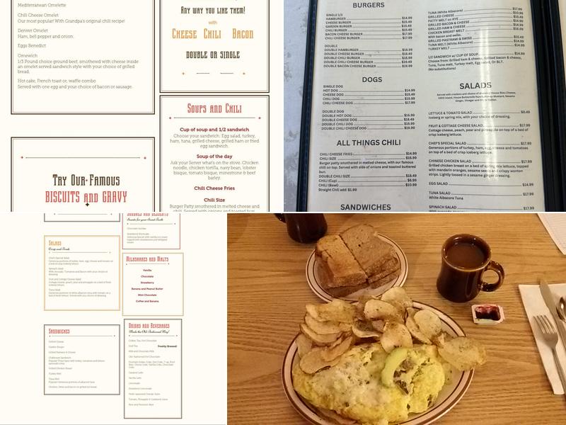 Galley Cafe Menu