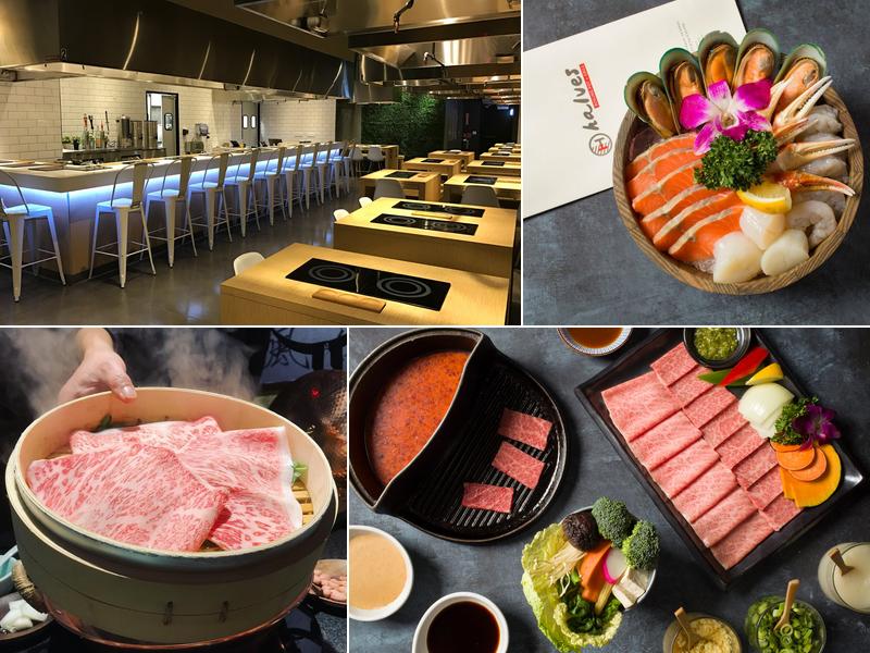 Halves Boiling Pot + Grill | Japanese Hotpot Shabu + Yakiniku BBQ