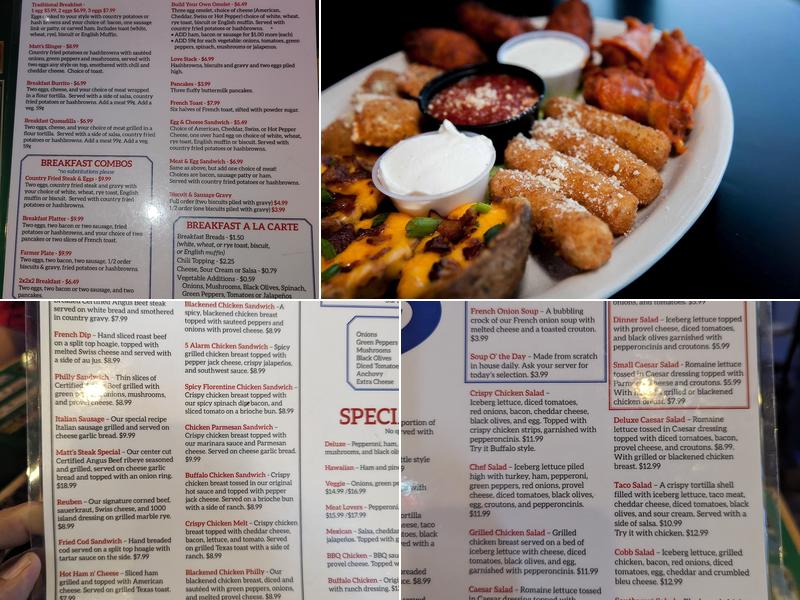 Mattingly's Sports Bar & Grill Menu