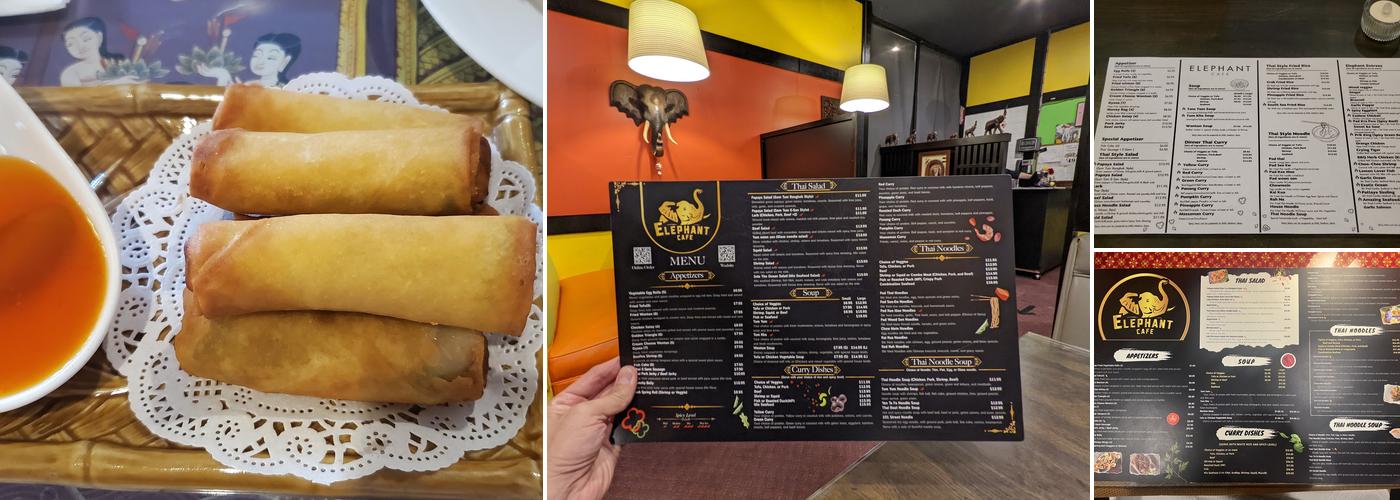 Elephant Cafe Menu