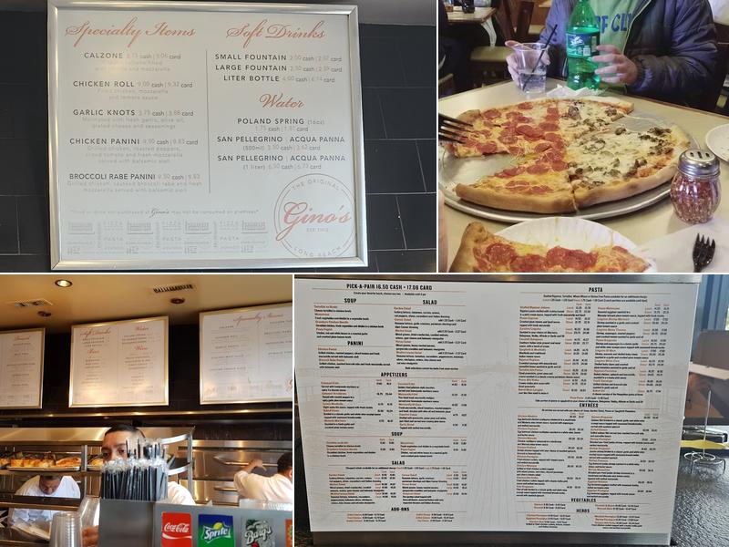 Gino's Long Beach Menu