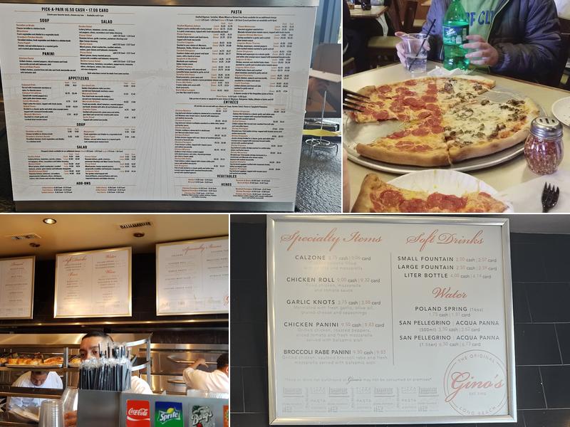 Gino's Long Beach Menu