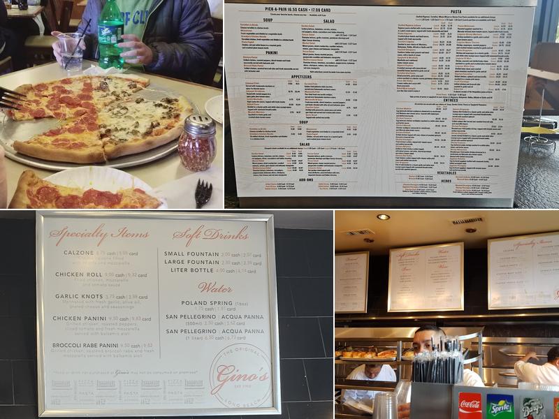 Gino's Long Beach Menu
