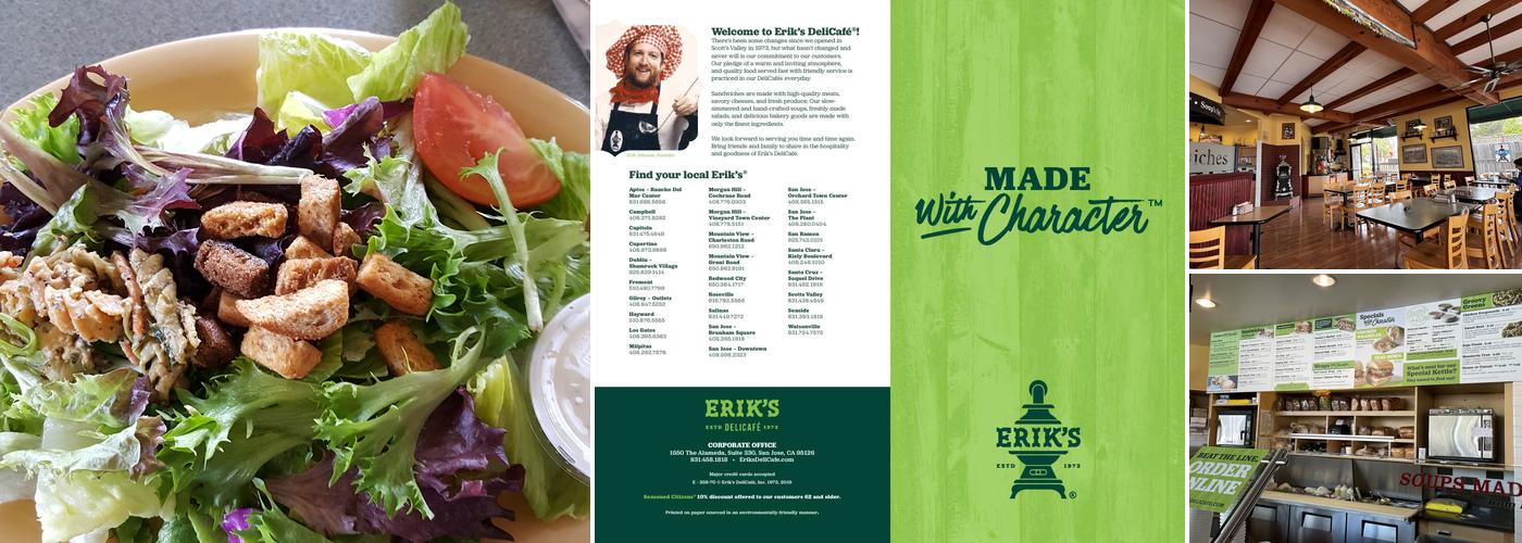 Erik's DeliCafé Menu