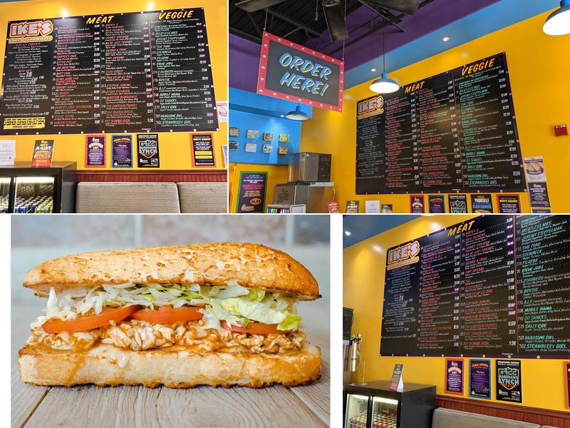 Ike's Love & Sandwiches Menu