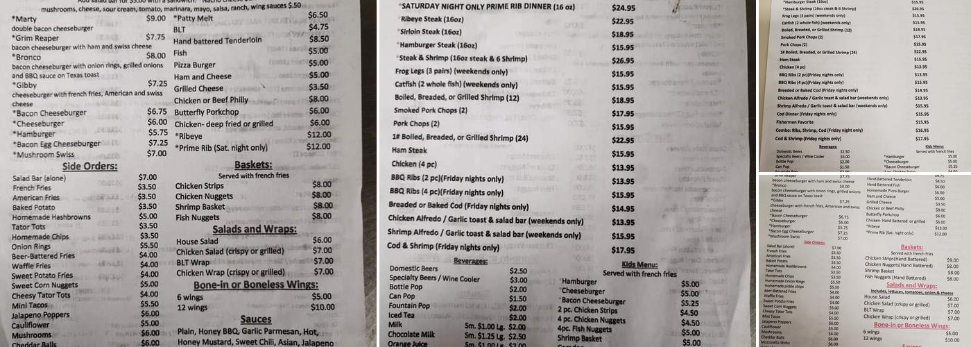 Marlee & Me Menu