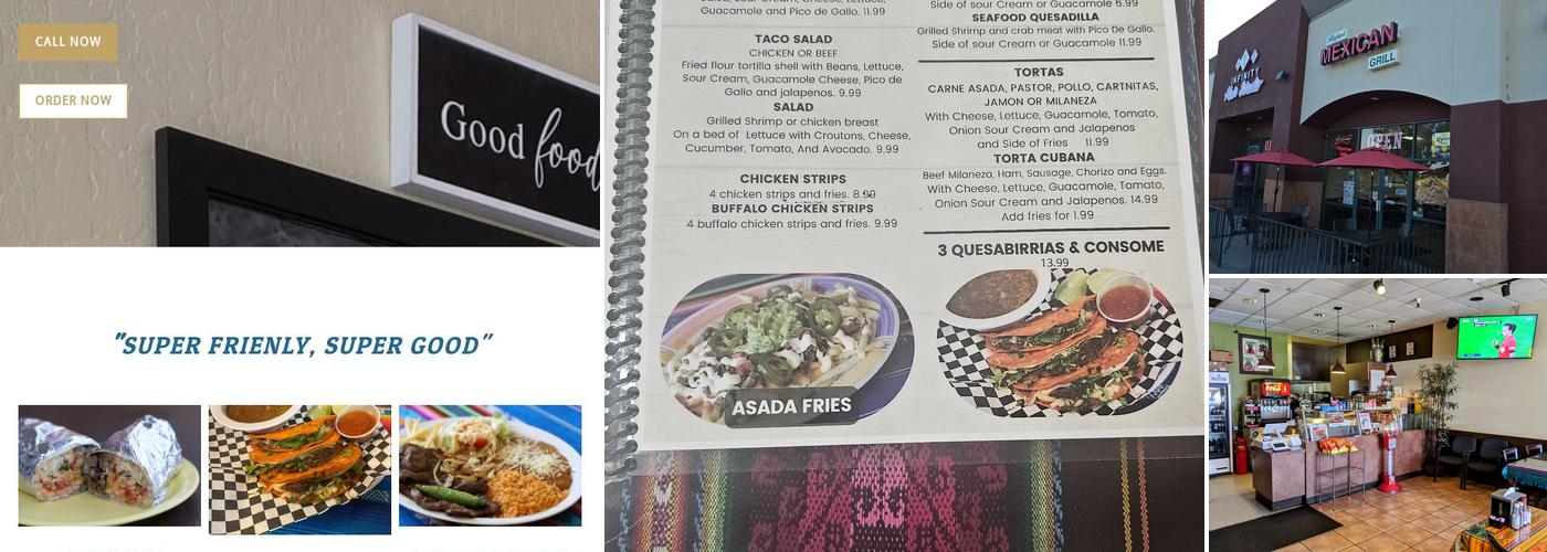 Rafael Mexican Grill Menu