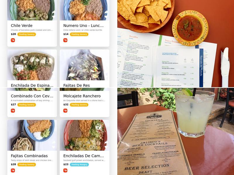 Jalisco Restaurant Menu