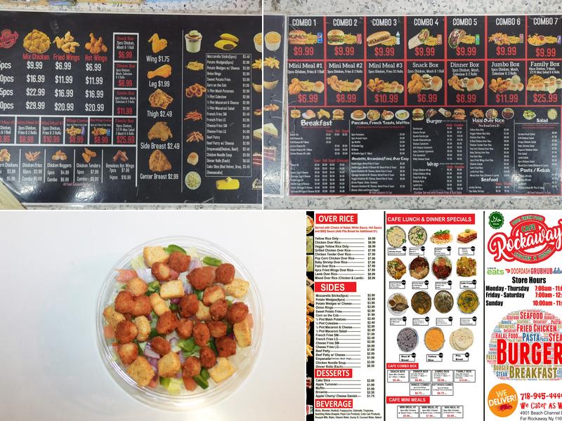 Cafe Rockaway's Menu